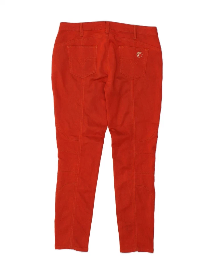 VERSACE Womens Skinny Casual Trousers W29 L28 Orange Modal DM01 - Изображение 2 из 4