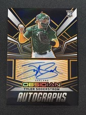 2023 Obsidian Autographs OA-TY RC Tyler Soderstrom 01/35 Oakland A’s