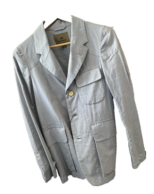 ジャケット・アウター Nigel Cabourn CLASSIC MALLORY JACKET Nigel Cabourn Mallory Jacket Light Blue Cotton Mens 44 new with