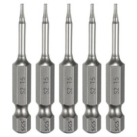 "5X T5 Torx Bit 1/4\" 50Mm S2 Stahl FüR Schrauben"