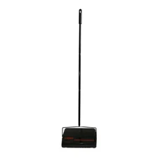 Steel Carpet/Floor Sweeper,Medium,Black