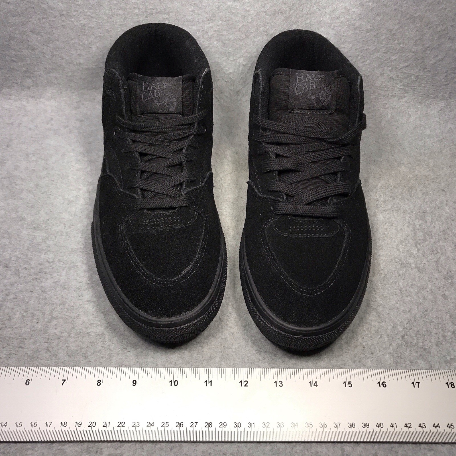 VANS Skateboarding Half Cab Shoes Mens Size 9 Black Suede Pop Cush Retro Durable thumbnail 4