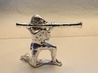 .999 fine silver Bazooka green army men figurine 35 grams Hand poured silver AG