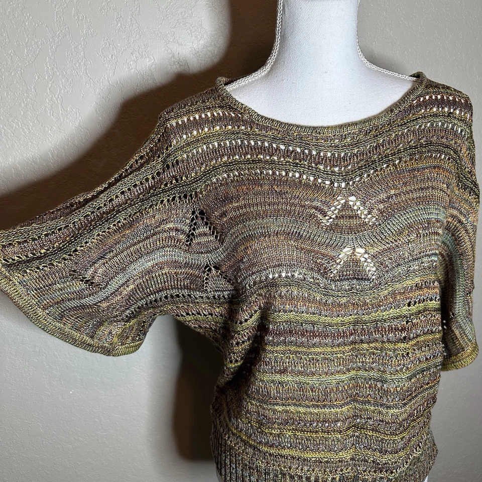 Suéter Madison Tejido Ligero Manga Corta Talla Mediana  Foto 3 de 4