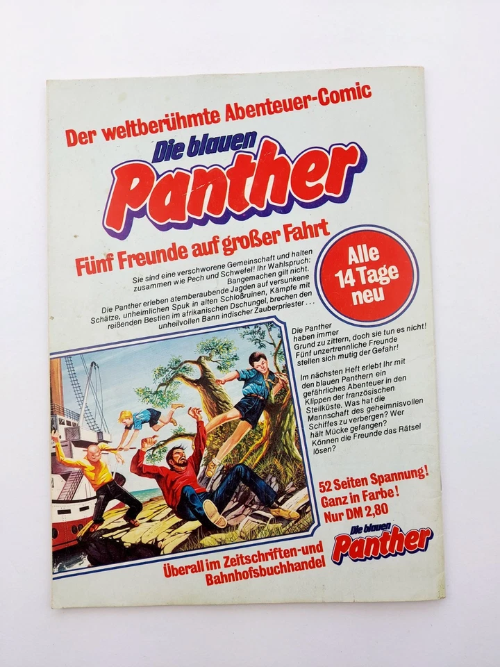 Bastei Abenteuer Comic - Die blauen Panther Nr. 1 / Z2 - Bild 3 von 4