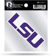 Louisiana State University Tigers LSU 4x4 Inch Die Cut Decal Sticker, Primary...