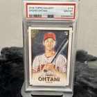 2018 Topps Gallery #116 Shohei Ohtani Angels PSA 10 Rookie Baseball Card