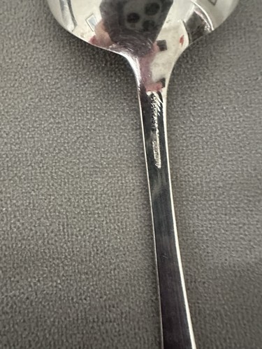 Cuillère de service en argent sterling Fairfax Gorham 8 1/2" 2,2 oz 64 gr. sans monogramme - Photo 5 sur 5