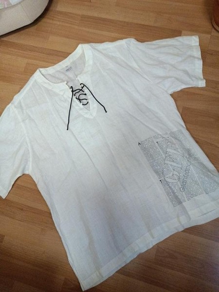 Men Gianfranco Ferre Polo Shirt White 46 / 3XL /