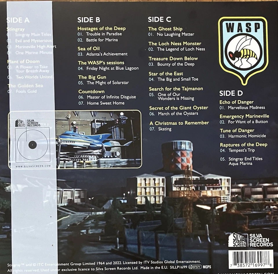 STING RAY SOUNDTRACK - DOUBLE VINYL 2xLP Limited Edition. - Image 3 of 4