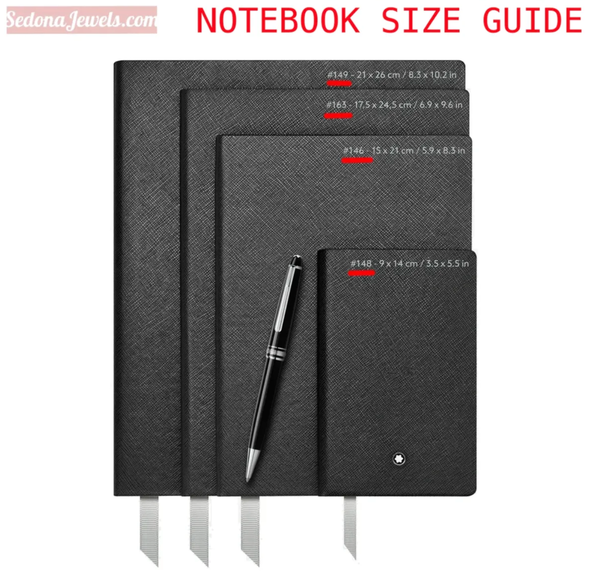 Montblanc 129459 Glacier Silver Cut Size 163 Notebook | eBay