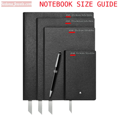 Montblanc 129459 Glacier Silver Cut Size 163 Notebook | eBay