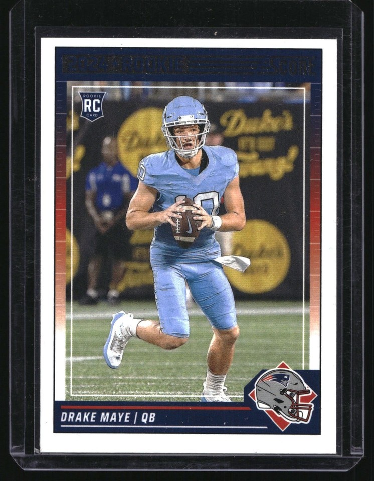 2024 Score Drake Maye #303 Scorecard New England Drake Maye #303 Scorecard RC New England Patriots