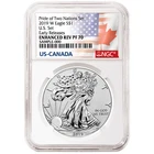 2019-W Reverse Proof $1 American Silver Eagle NGC PF70 ER Flags Label Pride of