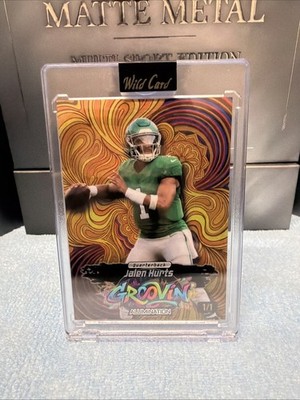 Jalen Hurts 1/1 Groovin 2026 Wild Card Just the Hits Eagles