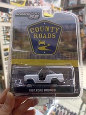 Greenlight 1:64 County Roads 1967 Ford Bronco Diecast Car Toys