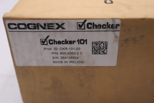 NEW COGNEX CKR-101-00 VISION SENSOR CHECKER 805-0060-2 C STOCK 2432 - Picture 2 of 2