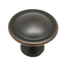 CENTURY German Bronze Small Round Cabinet Knob Pull Door Hardware 05239-GB