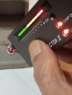 NATURAL HEATED STAR RUBY TOPAZ ACC 925 SILVER 14K WHITE GOLD PLATE PENDANT CHAIN — photo 9