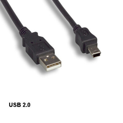 15 feet USB 2.0 A to Mini B 5Pin Cable Camera PDA MP3 PS3 Controller Sync Charge