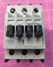 SIEMENS 3TF33 CONTACTOR 30A 600VAC 120V COIL