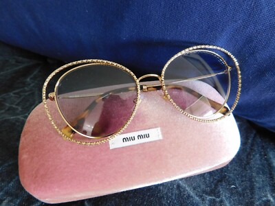 NIB Authentic Miu Miu La Mondaine SMU 59V Womens Gradient  display picture 2