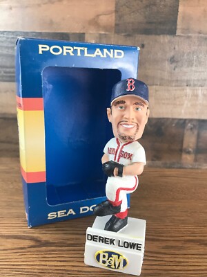 DEREK LOWE Portland Sea Dogs SGA Bobblehead, Boston Red Sox Bobble B&M