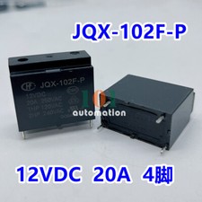QTY:10 NEW FOR HONGFA 4-pin relay JQX-102F-P 12VDC 20A