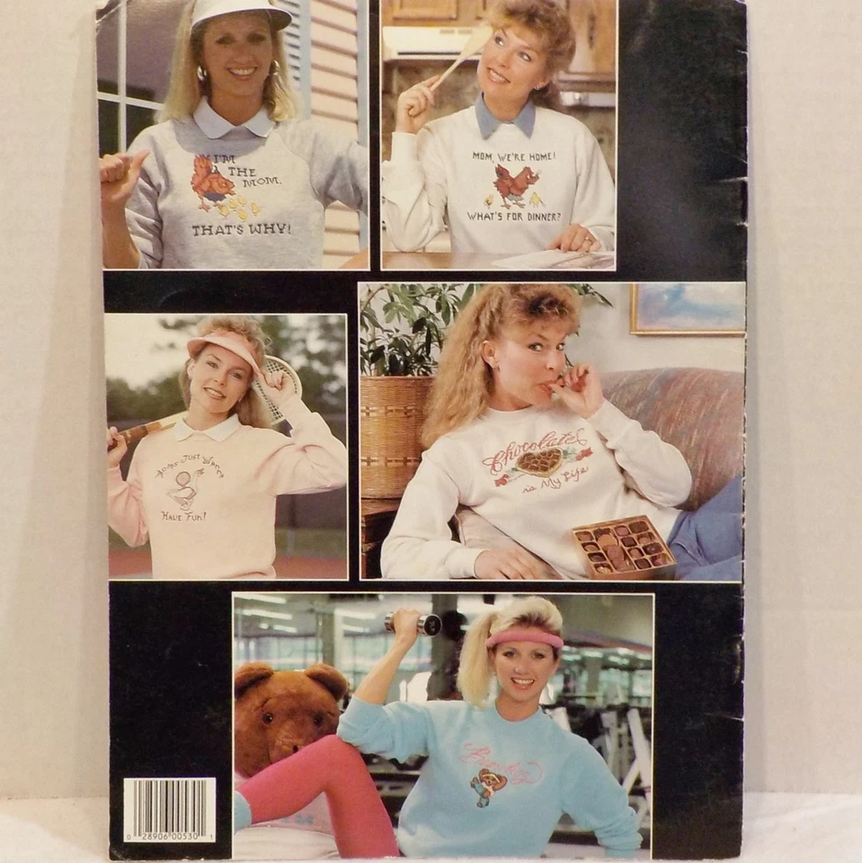 Sassy Sweats Fun 9 Cross Stitch Patterns Crafts By Leisure Arts - Image 2 of 4