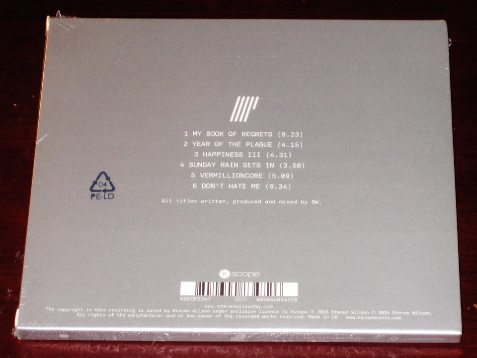Steven Wilson: 4 1/2 CD 2016 Porcupine Tree KScope Germany KSCOPE347 Digipak NEW - Image 3 of 3