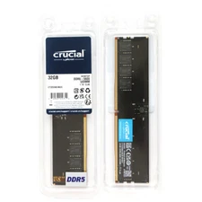 Crucial 64GB 2X32GB 5600MHz DDR5 NON-ECC UDIMM RAM PC5-44800 1.1V Desktop Memory