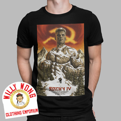 ROCKY 4 T-SHIRT IVAN DRAGO BOXER MOVIE RETRO RUSSIA TEE 80S ICON STALLONE CHAMP