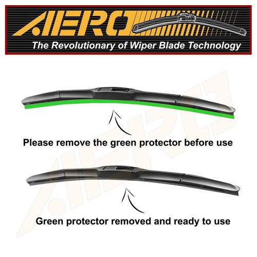 AERO Hybrid 19" + 18" OEM Quality All-Season Windshield Wiper Blades (Set of 2) - Picture 5 of 9