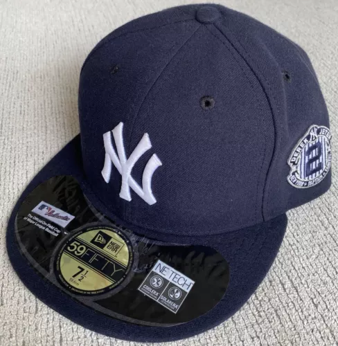 New Era 7 1/2 New York Yankees Hat Fitted 59Fifty Derek Jeter #2 Captain Patch⚾️