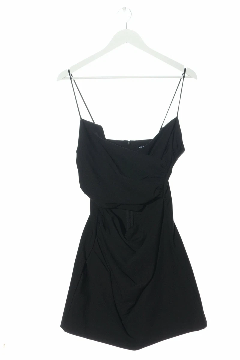 ZARA Abito scamiciato Donna Taglia IT 42 nero elegante eBay