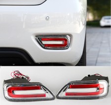 Led Rear Bumper Light Tail Fog Lamp Pair For Nissan Patrol Armada Y62 2010-2018