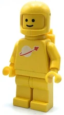 LEGO CLASSIC YELLOW SPACE MAN MINIFIGURE VINTAGE ASTRONAUT SPACE FIG 1984 - 1986