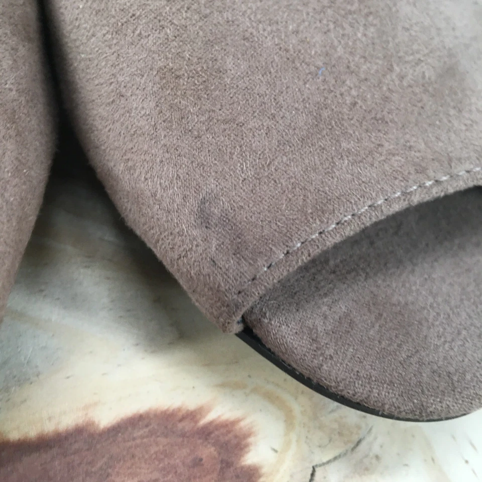 Sandalias LifeStride para mujer 8,5 M relé con cordones tela marrón punta abierta tacones en bloque Foto 3 de 4