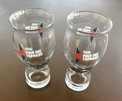 Sam Adams Boston Lager Sensory Beer Glasses, 2016 Pour One Forward, Set of 2