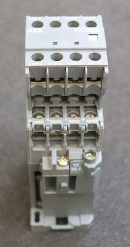 ABB Hilfsschütz KC62E Spule 60VDC Ith=10A Ie=4A-240V AC-15 FPH1423001R0621 - Picture 2 of 8