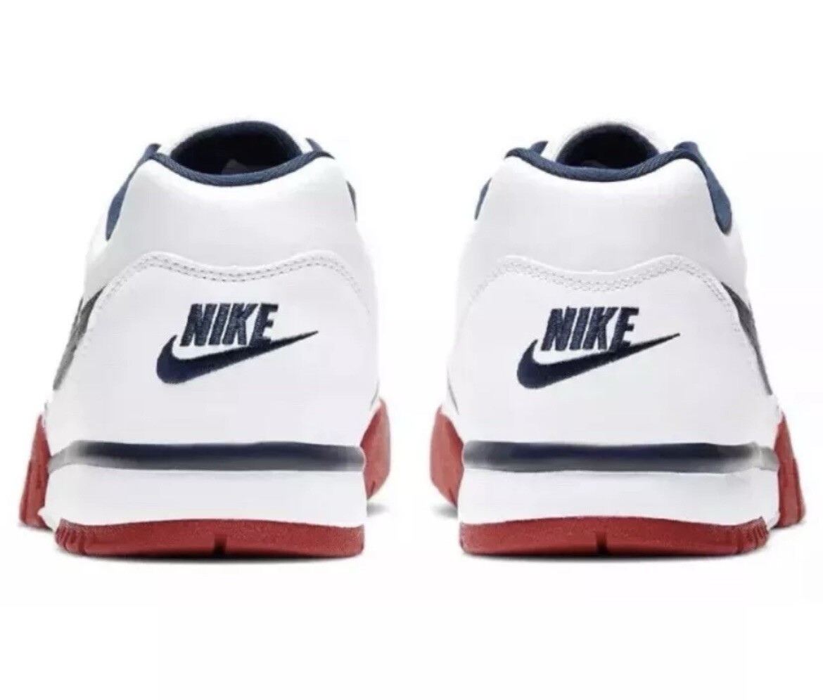 Nike Cross Trainer Low Men's Shoes White Gym Red Obsidian Nike Cross Trainer Low Men's Shoes White Gym Red Obsidian