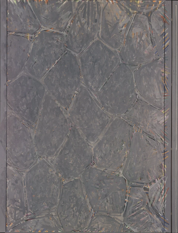 JASPER JOHNS Within 42.5" x 29" Poster 2007 Pop Art Blue, Gray - Image 2 of 4