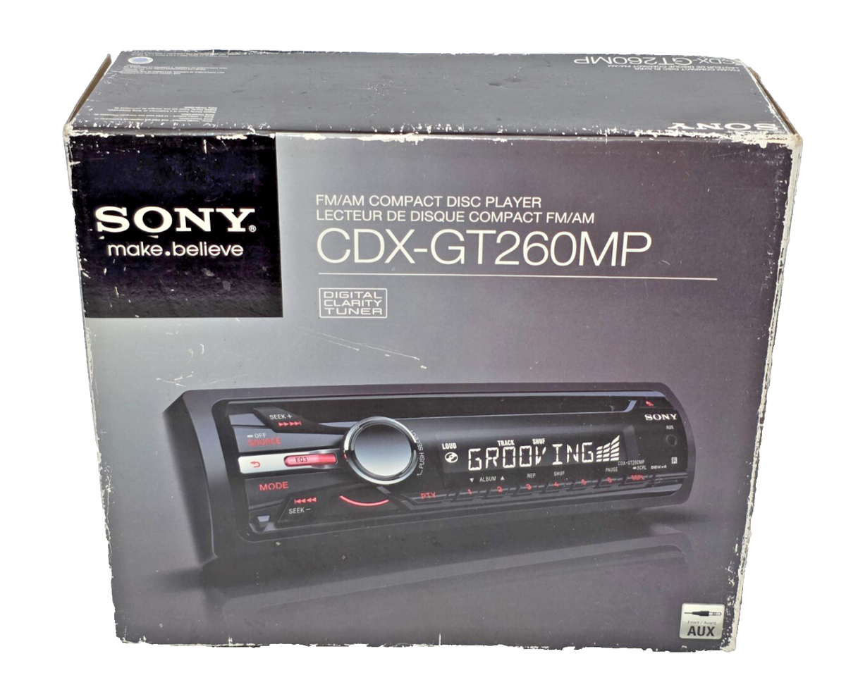 Sony Radio Stereo FM/AM Compact CD player CDX-GT260MP | eBay