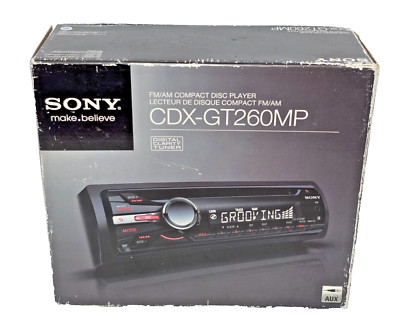 Sony Radio Stereo FM/AM Compact CD player CDX-GT260MP