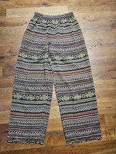 Vintage Liz Sport Petite Small High rise Elastic Band Pull On Wide Leg Pants