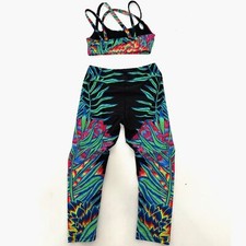 Mara Hoffman tropical sports bra legging set
