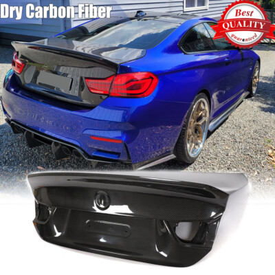 Aileron Coffre Fibre De Carbone Pour BMW Série 4 F82 M4 Coupé 2014-2020 - Pose Adhésive, Sans Perçage - Style Et Stabilité - 5