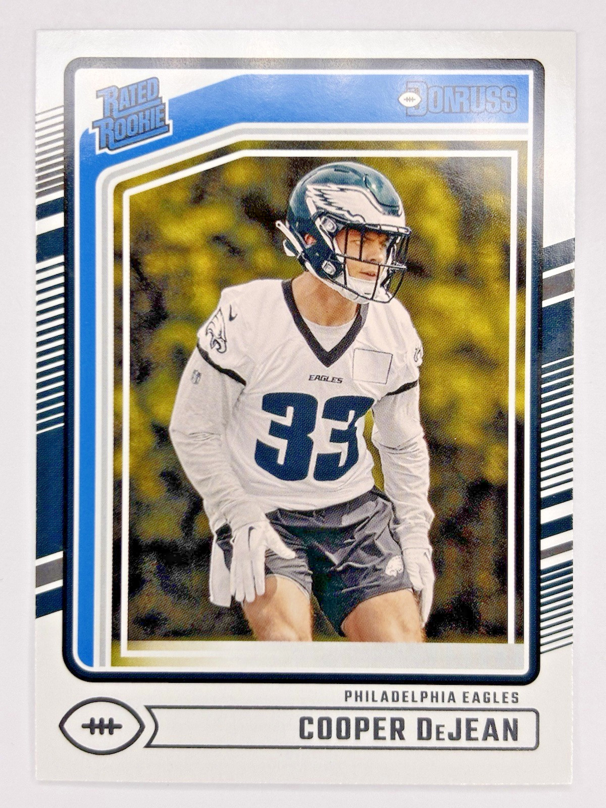 2024 Panini Donruss Cooper DeJean Rated Rookie RC #305 Eagles 🔥 NM!