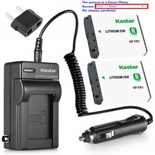 Kastar Battery and Normal Charger Kit for Sony NP-FR1 CyberShot DSC-T50 T30 P200