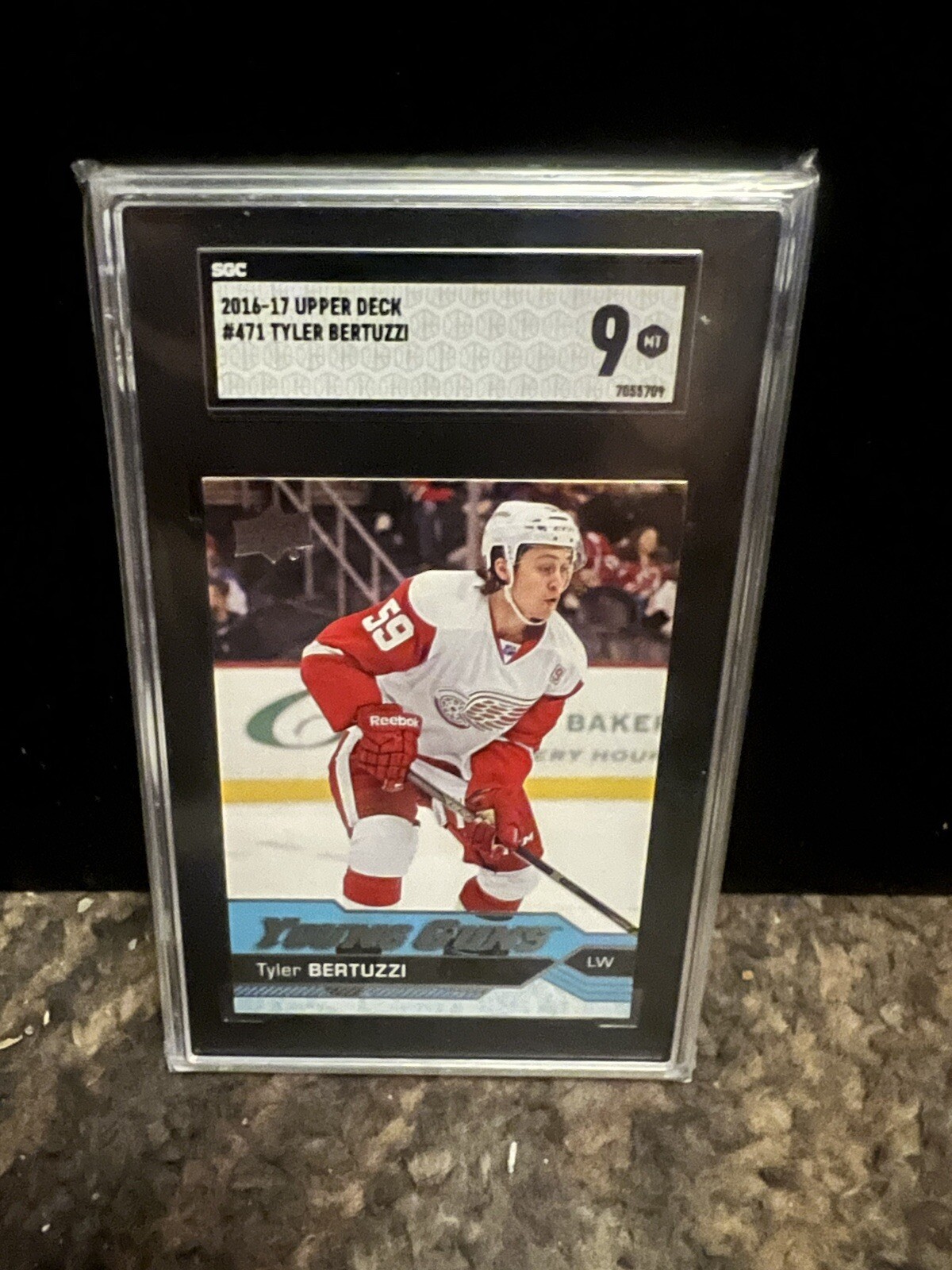 2016-17 Upper Deck Young Guns Tyler Bertuzzi #471 SGC 9 MINT Toronto Maple Leafs